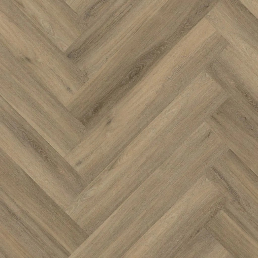 Ambiant Spigato Visgraat Click 61583502 Light Brown PVC vloer - verfijnde visgraat lichte bruine houtlook met klikinstallatie voor een stijlvol interieur