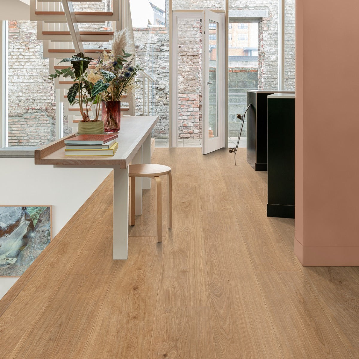 Floorify XL Planken F098 Toffee PVC vloer - luxe extra lange en brede planken die zorgen voor een eigentijds, chic en gastvrij woongevoel