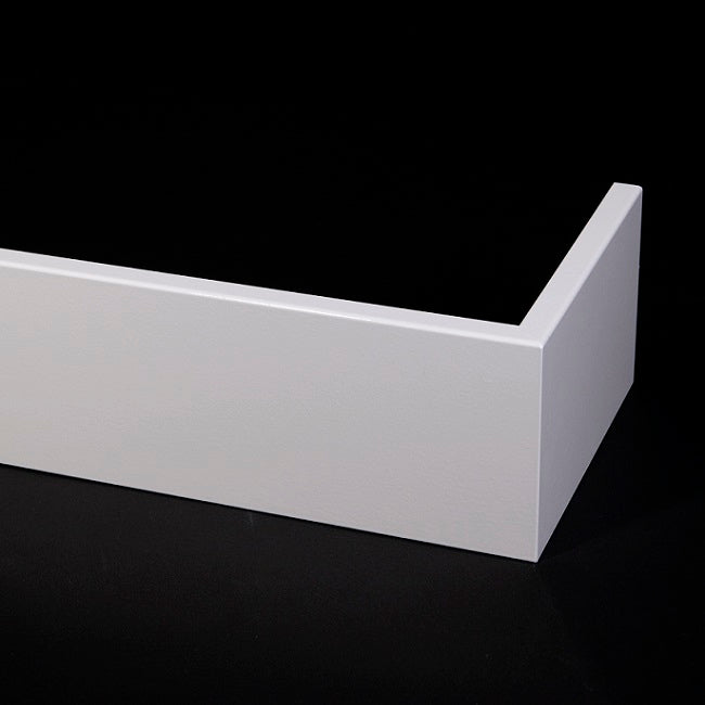 MDF plint 90x18 cm in wit RAL9010, perfect voor een moderne en stijlvolle afwerking van uw interieur, met een strakke en elegante uitstraling