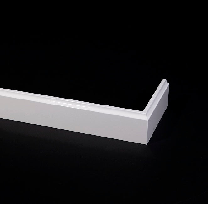 MDF Retro plint 70x15 cm in wit RAL9010, ideaal voor een klassieke afwerking met een moderne touch. Verfraai je interieur met deze stijlvolle plint