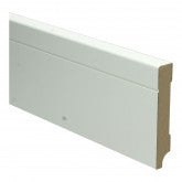 MDF Tijdloze plint 90x12 cm in wit RAL9010 voor een elegante en duurzame afwerking. Perfect voor een tijdloze uitstraling in elk interieur