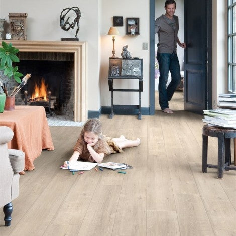 Quick Step Impressive IM1857 Beige Eik met Zaagsnedes