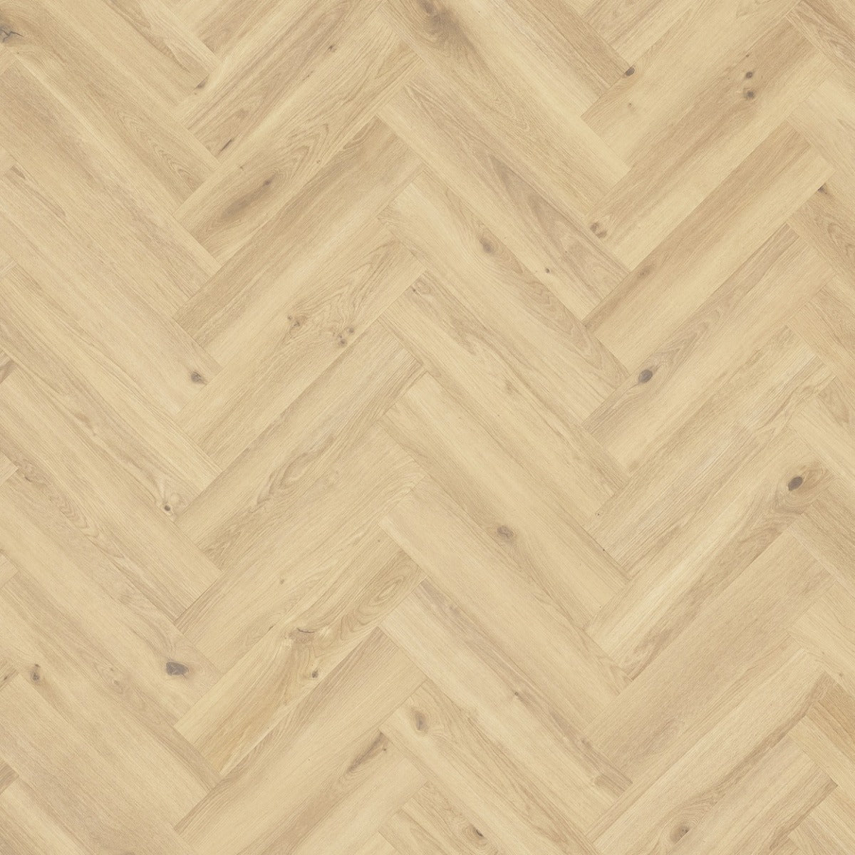 Tarkett iD Inspiration 55 Visgraat Creek Oak Beige pvc vloer, lichte beige eikentinten in visgraatpatroon voor een klassiek, moderne uitstraling