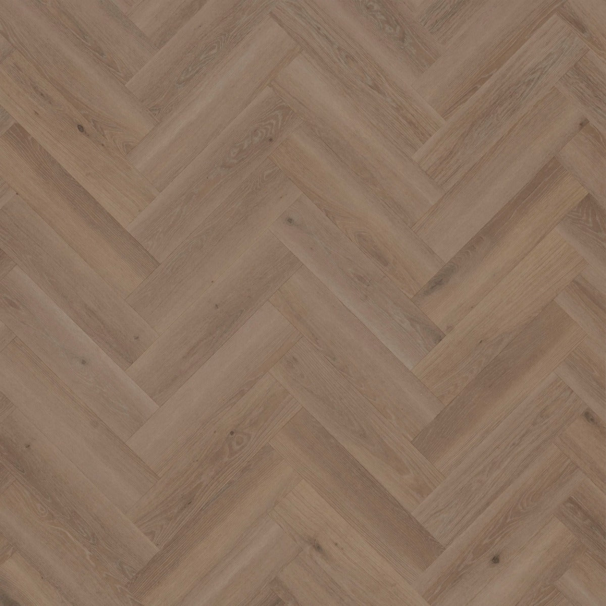 Tarkett iD Inspiration 55 Visgraat Highland Oak Light Grey pvc vloer, grijze eikentinten in visgraatpatroon voor een tijdloze uitstraling