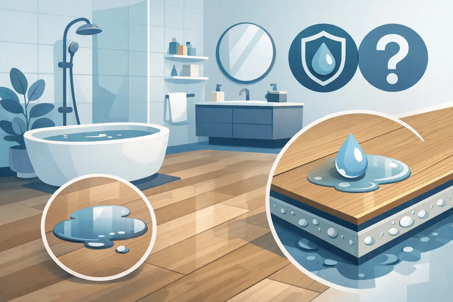Waterbestendig laminaat badkamer: slim of niet?