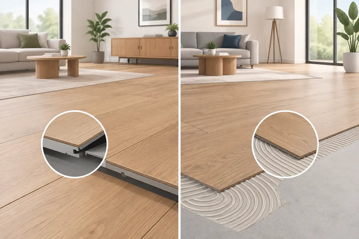 Klikvloer of dryback kiezen voor uw woning?