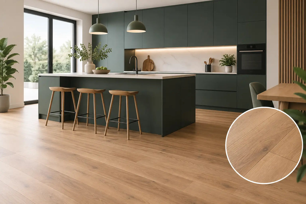 Is parket geschikt voor de moderne keuken?