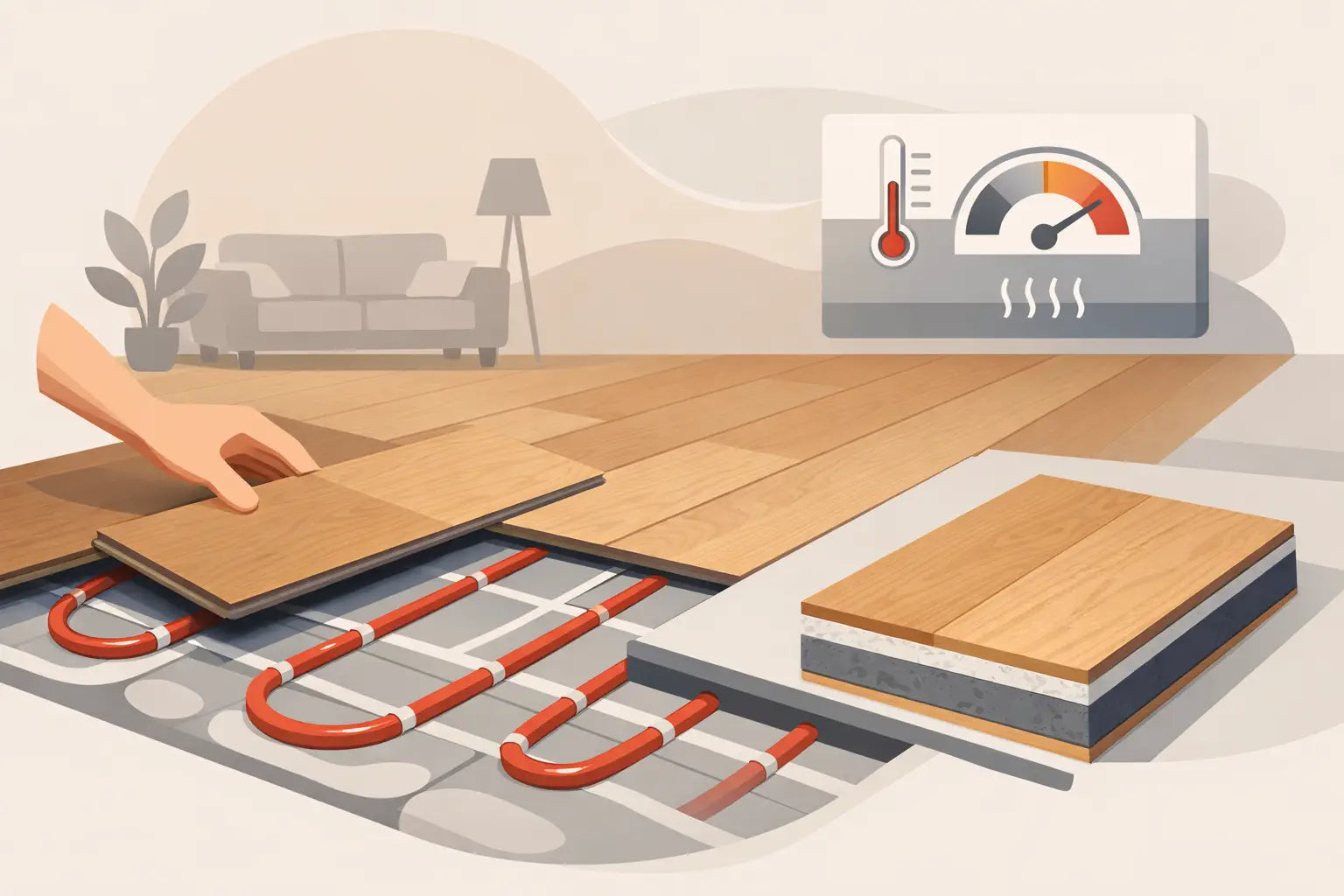 PVC vloer met vloerverwarming kiezen