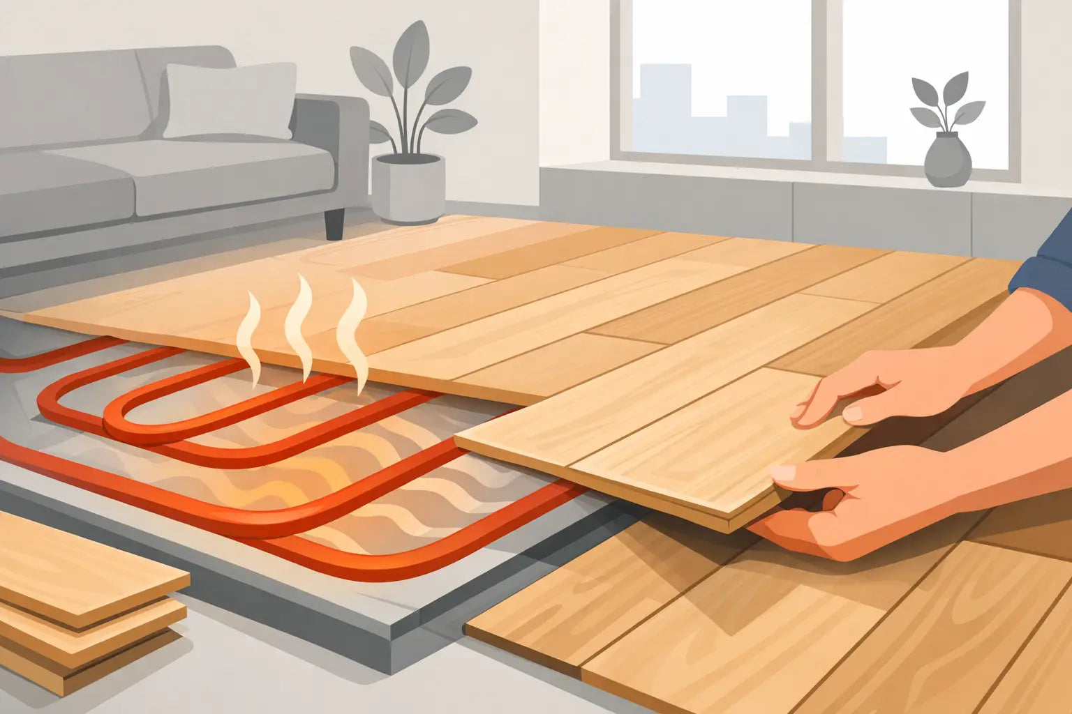 Laminaat voor vloerverwarming kiezen