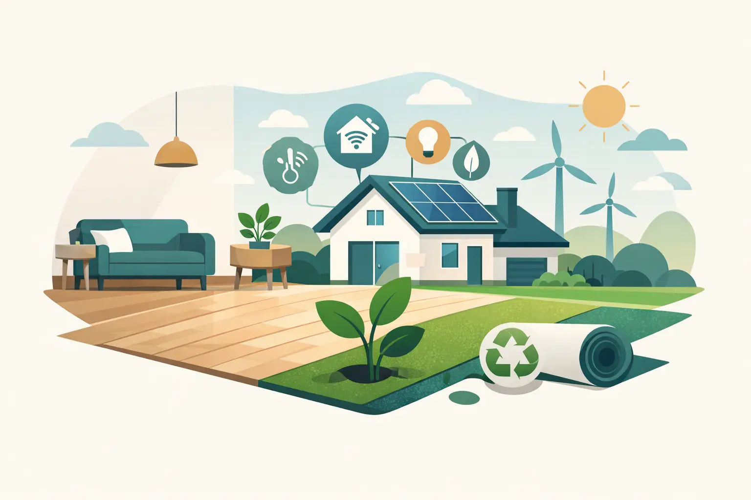Duurzame vloeren trends voor een slimme woning