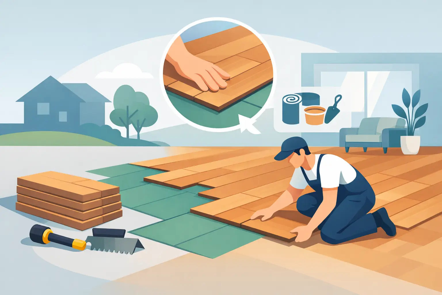 Complete vloer inclusief leggen uitgelegd