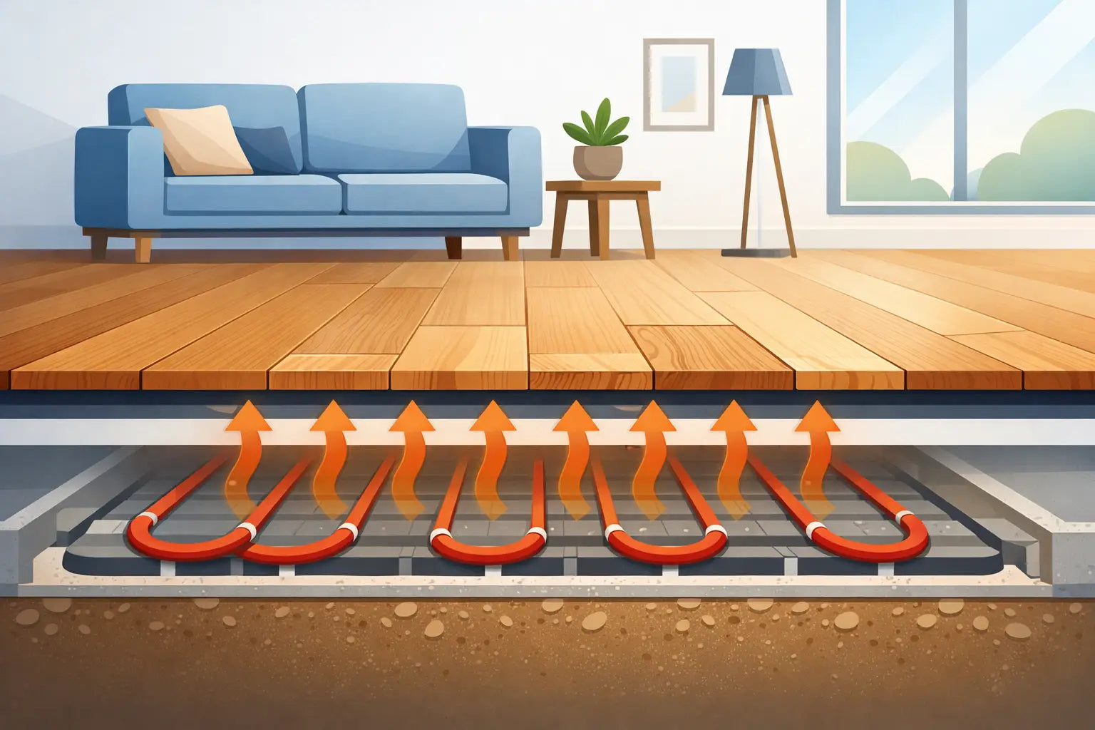 Is parket geschikt voor vloerverwarming?