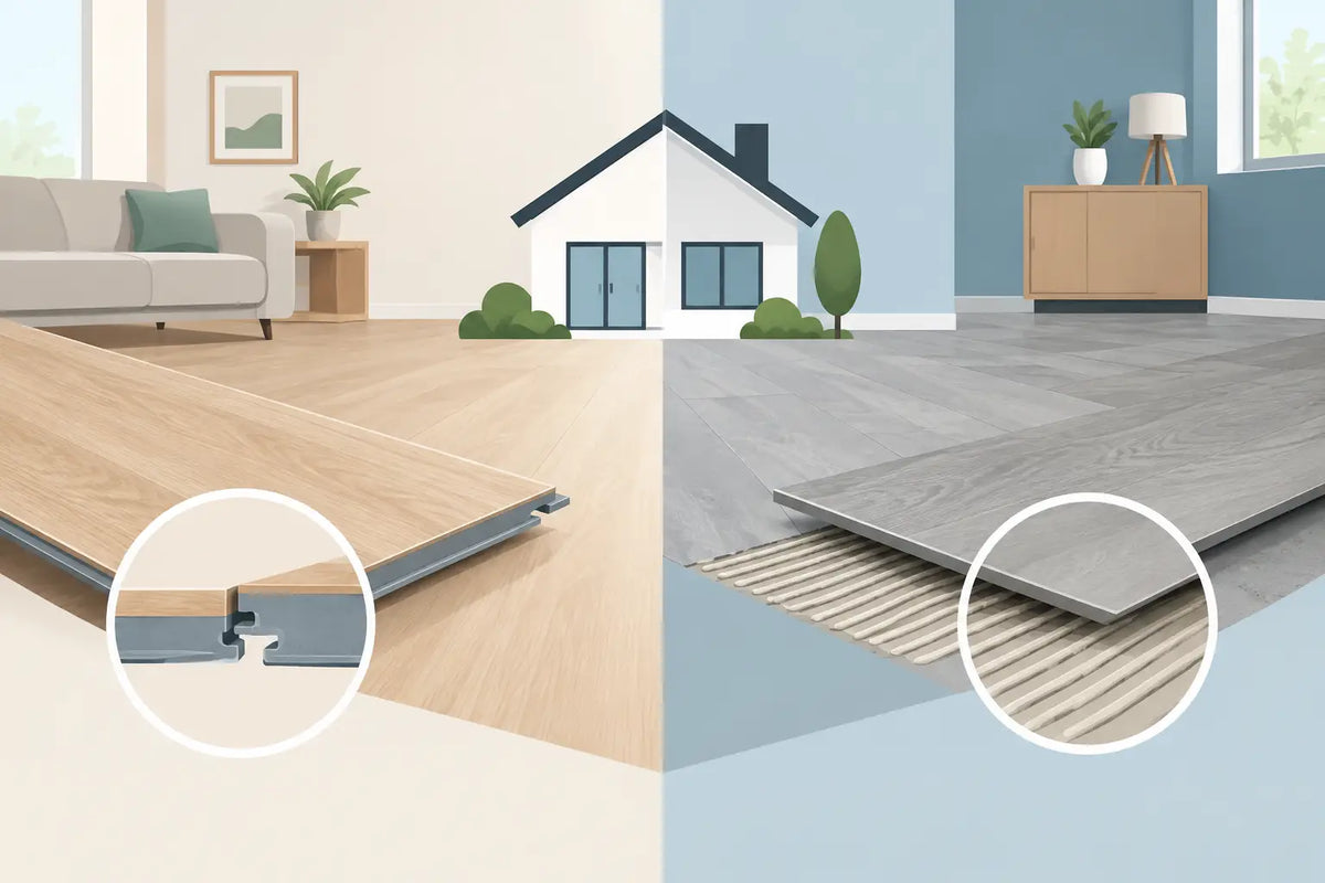 Klik pvc versus plak pvc: wat past bij uw woning?