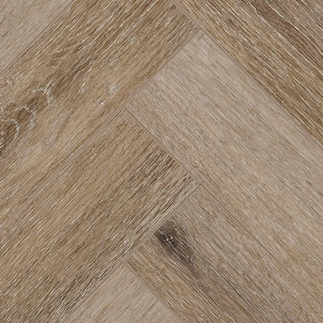 COREtec The Naturals Herringbone 854 Acorn | Visgraat Click PVC
