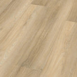 Close-up van Ambiant Avanto 90974504 Beige PVC vloer - gedetailleerde houtnerf en zachte beige tinten