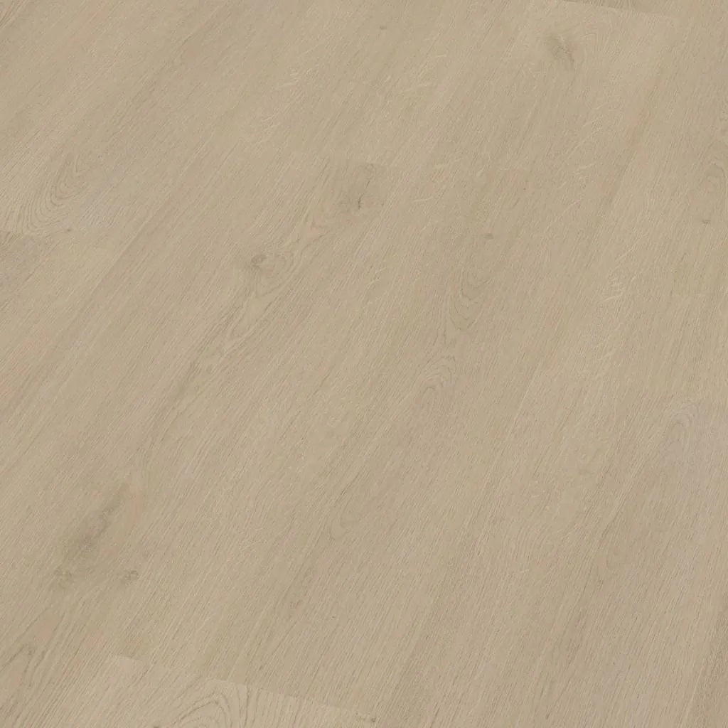 Close-up van Ambiant Navaro 68117510 Beige PVC vloer - gedetailleerde houtnerf en zachte beige tinten