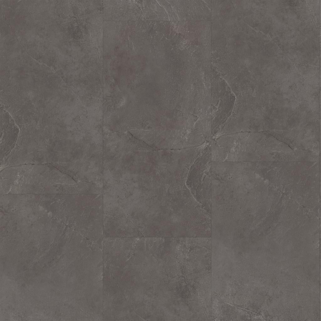 Ambiant Noveno XL 66313210 Dark Grey PVC vloer - donkere grijze XL tegels met klikinstallatie voor een stijlvol, modern en uitnodigend interieur