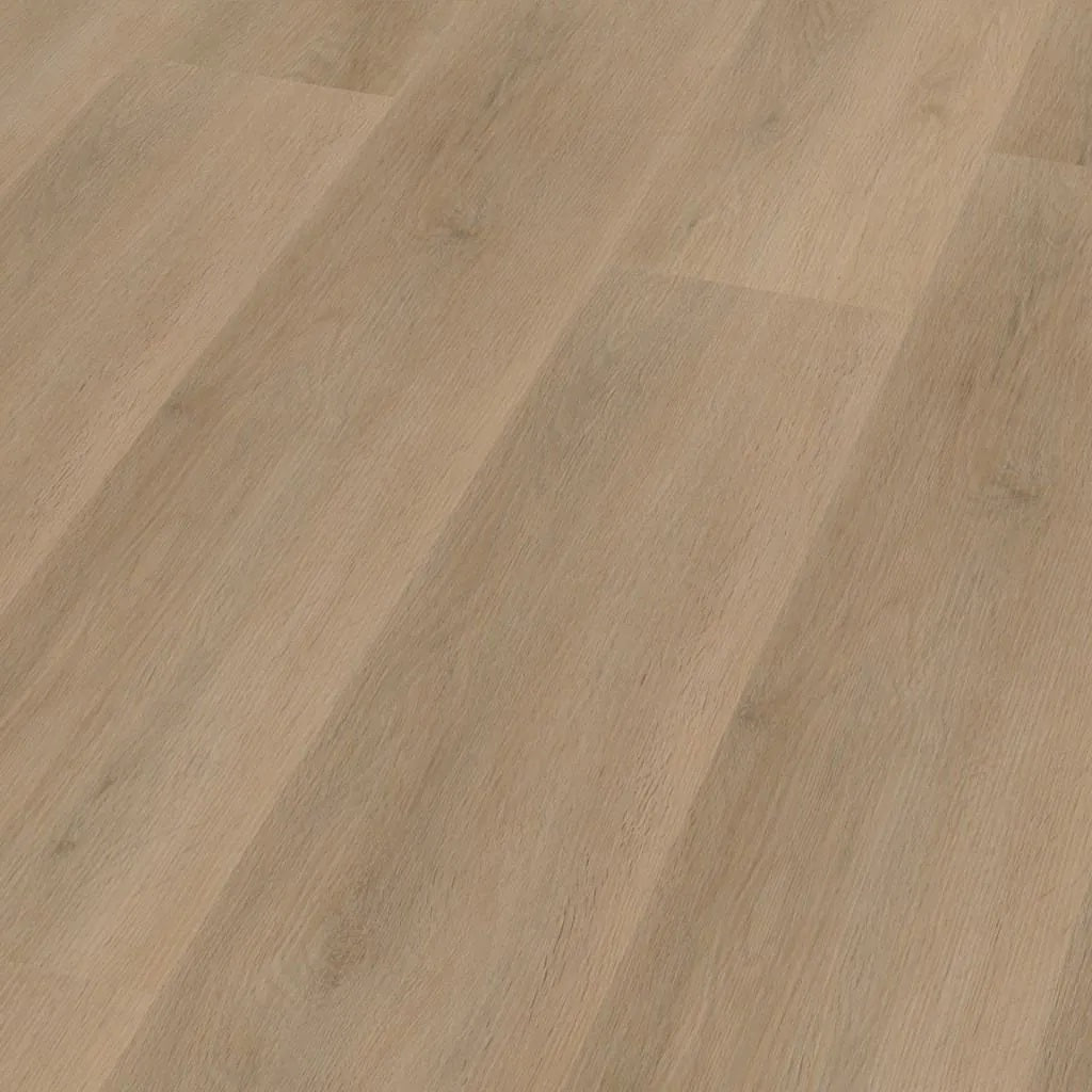 Close-up van Ambiant Sentima 60118311 Beige PVC vloer - gedetailleerde houtnerf met warme beige tinten
