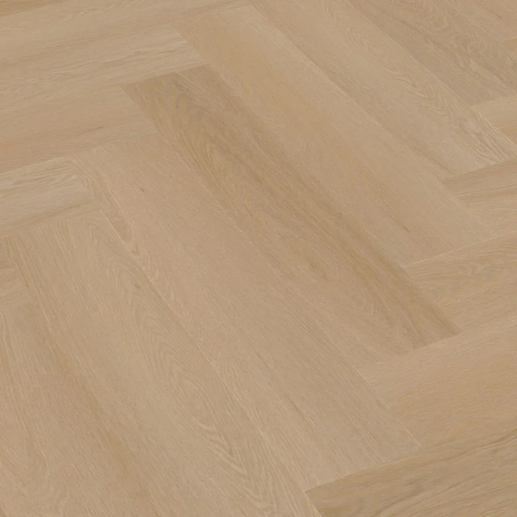 Ambiant Spigato Estino Visgraat Click 66122610 Natural Oak PVC vloer - ruime eiken visgraat plank met klikinstallatie voor een modern interieur