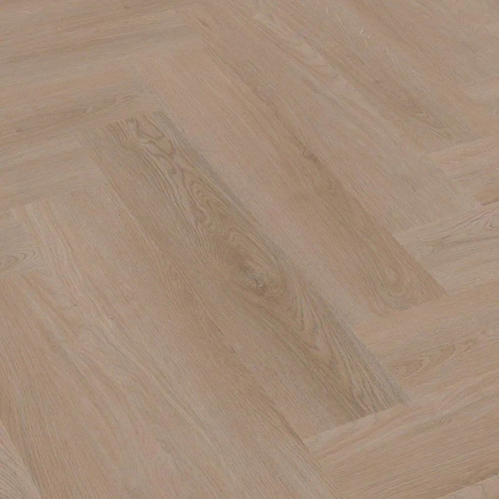 Ambiant Spigato Navaro Visgraat 96117511 Dark Oak PVC vloer - visgraatpatroon in donkere eikenhout look voor een elegant interieur