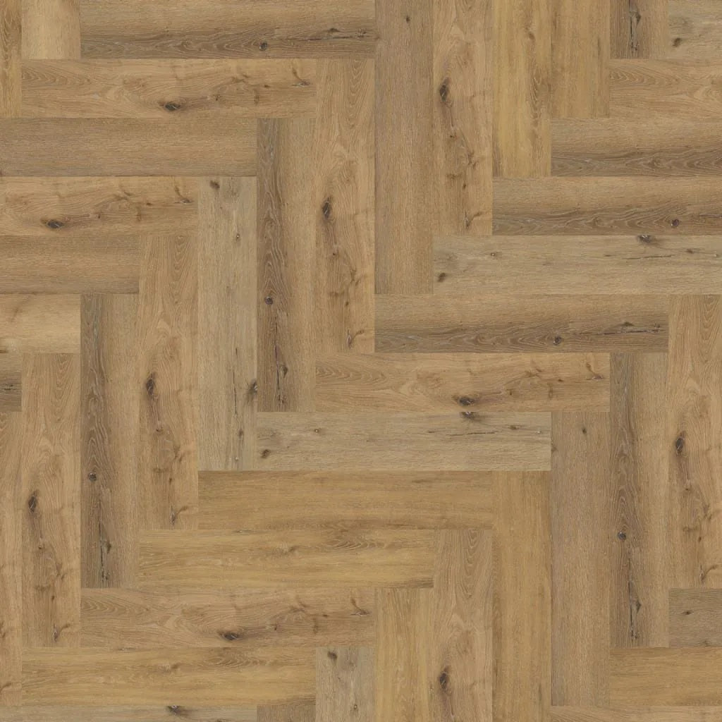 Ambiant Spigato Visgraat Click 61572504 Dark Oak PVC vloer - verfijnde visgraat donkere eiken houtlook met klikinstallatie voor een stijlvol interieur
