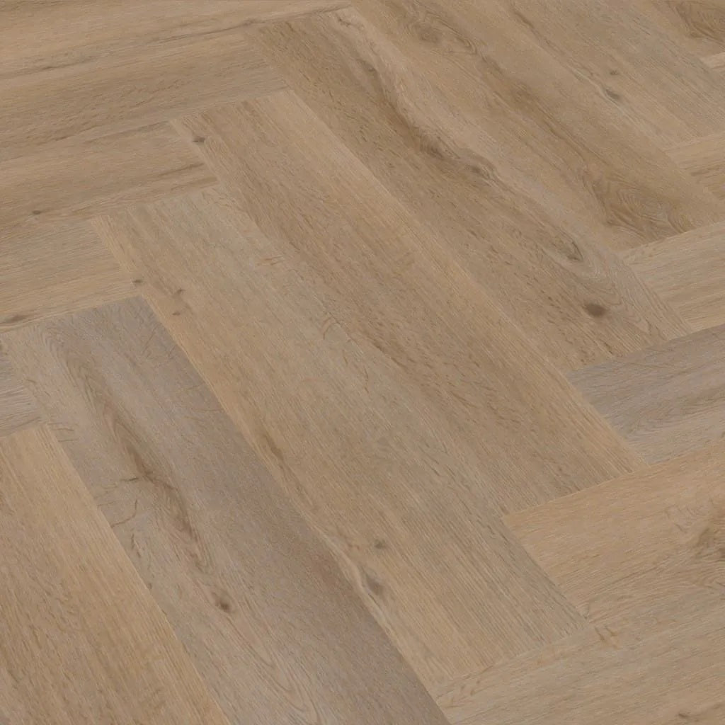 Ambiant Spigato Vivero Visgraat Click 64122822 Natural Oak PVC vloer - elegante visgraat eiken houtlook met klikinstallatie voor een eigentijds interieur