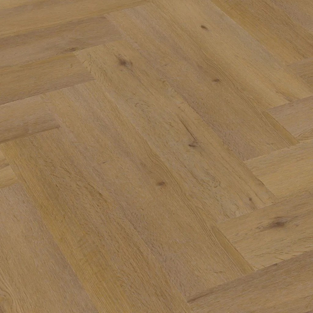 Ambiant Spigato Vivero Visgraat Click 64122823 Dark Oak PVC vloer - elegante visgraat donkere eiken houtlook met klikinstallatie voor een eigentijds interieur
