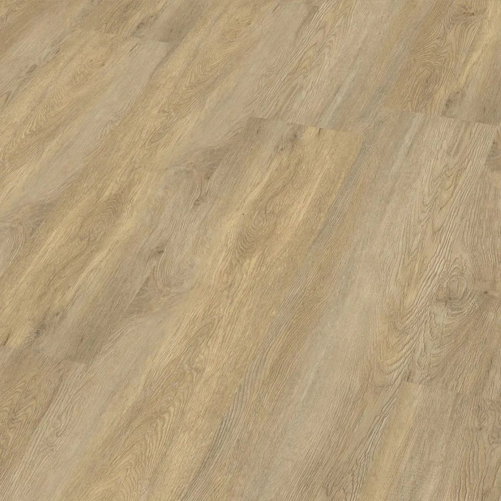 Close-up van Ambiant Supremo 90983685 Natural Oak PVC vloer - gedetailleerde houtnerf en warme natuurlijke tinten voor een authentieke uitstraling