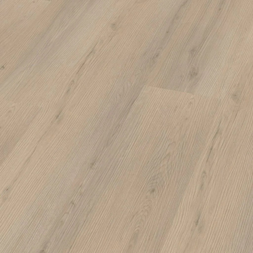 Close-up van Ambiant Venera 63118512 Beige PVC vloer - gedetailleerde houtnerf en zachte beige tinten