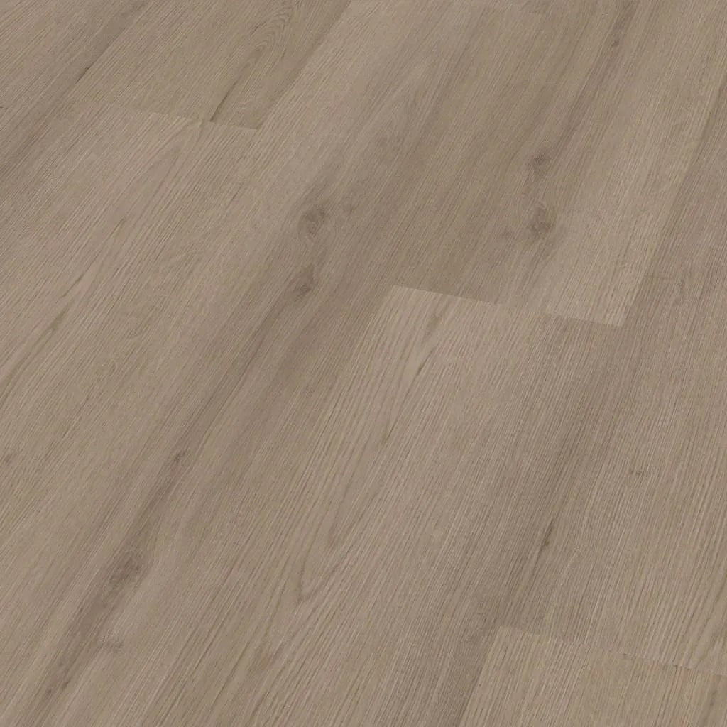 Close-up van Ambiant Venera Click 63128610 Smoky PVC vloer - gedetailleerde houtnerf en subtiele smoky tinten