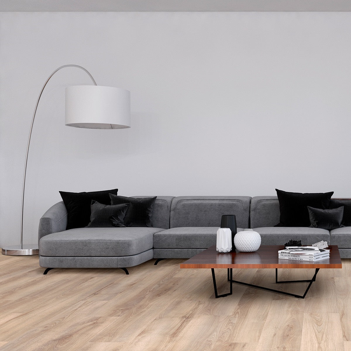 Beautifloor Lake 420020 Tracy PVC vloer - elegante eiken houtlook die een eigentijds, chic en gastvrij woongevoel creëert