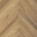 Douwes Dekker Ambitieus Trendy Visgraat Rigid click 04969 Gemberkoek PVC vloer, biedt een stijlvolle en duurzame afwerking voor je woonruimte