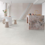 Floorify Grote Tegels F029 Coquille PVC vloer - elegante XL tegel die zorgt voor een modern, chic en gastvrij woongevoel