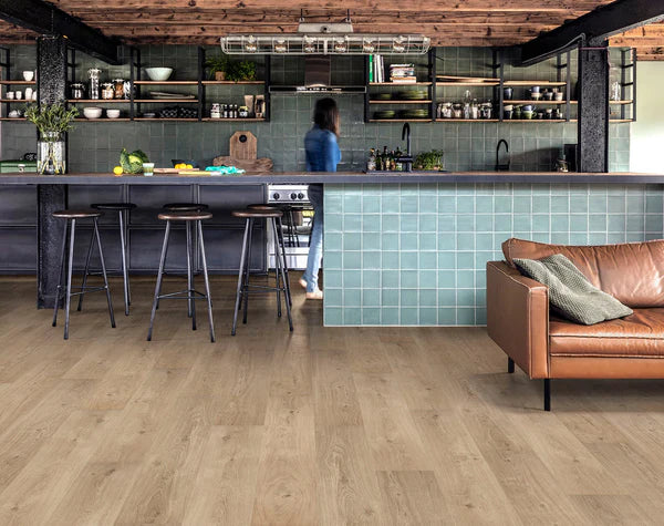 Floorify Lange Plank Champagne FG017 Plak PVC