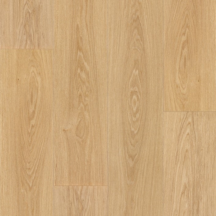 Floorify Lange Planken F002 Butter Crisps PVC vloer - verfijnde houtlook planken die een eigentijds, stijlvol en uitnodigend interieurontwerp creëren