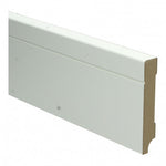 MDF Tijdloze plint 90x18 cm in wit RAL9010, combineert klassieke elegantie met moderne stijl. Perfect voor een strakke en tijdloze afwerking
