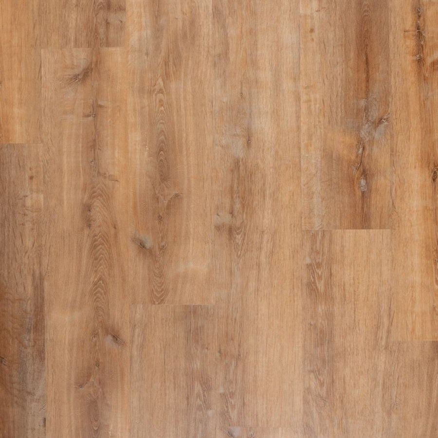 Elegante Otium Plank Poppy 94612 PVC vloer in een moderne setting, met gedetailleerde houtnerf en een rijke, warme uitstraling