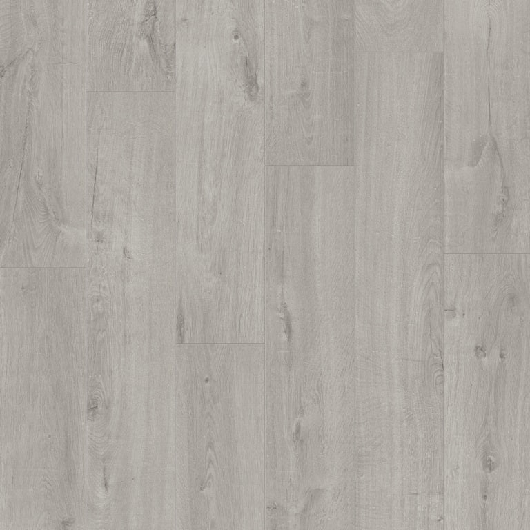 Quick Step Bloom AVMPU40201 Katoen Koudgrijze Eik pvc vloer, koele grijze houtlook voor een moderne en strakke uitstraling