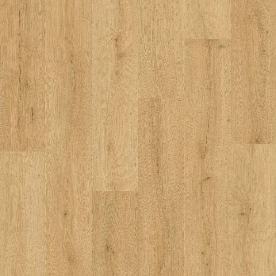 Quick Step Bloom AVMPU40318 Geborstelde Eik Honing pvc vloer, warme honingkleurige houtlook met geborstelde afwerking