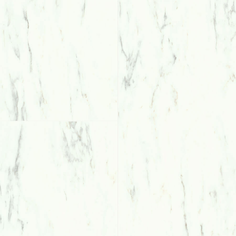 Quick Step Oro AVSTU40136 Wit Carrara Marmer pvc vloer, luxe click-tegels met een elegante marmerlook voor een verfijnde uitstraling