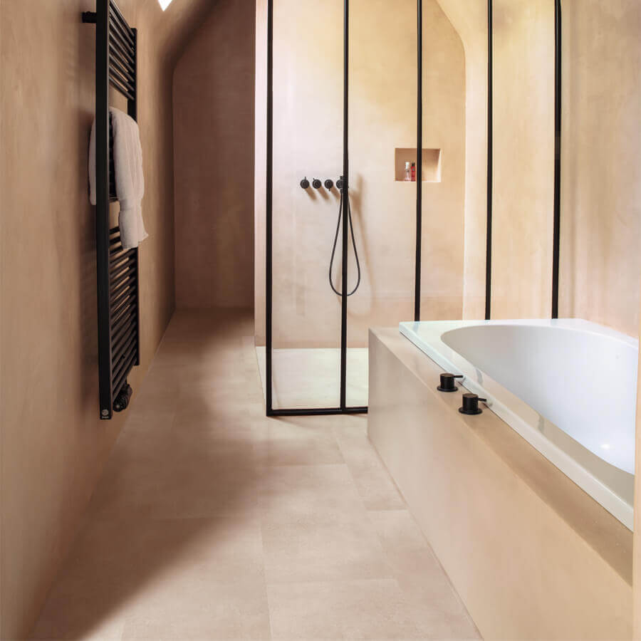 Quick Step Oro AVSTU40232 Koraalrots pvc vloer, duurzame click-vloer in koraalrots design, perfect voor een gezellig en sfeervol interieur