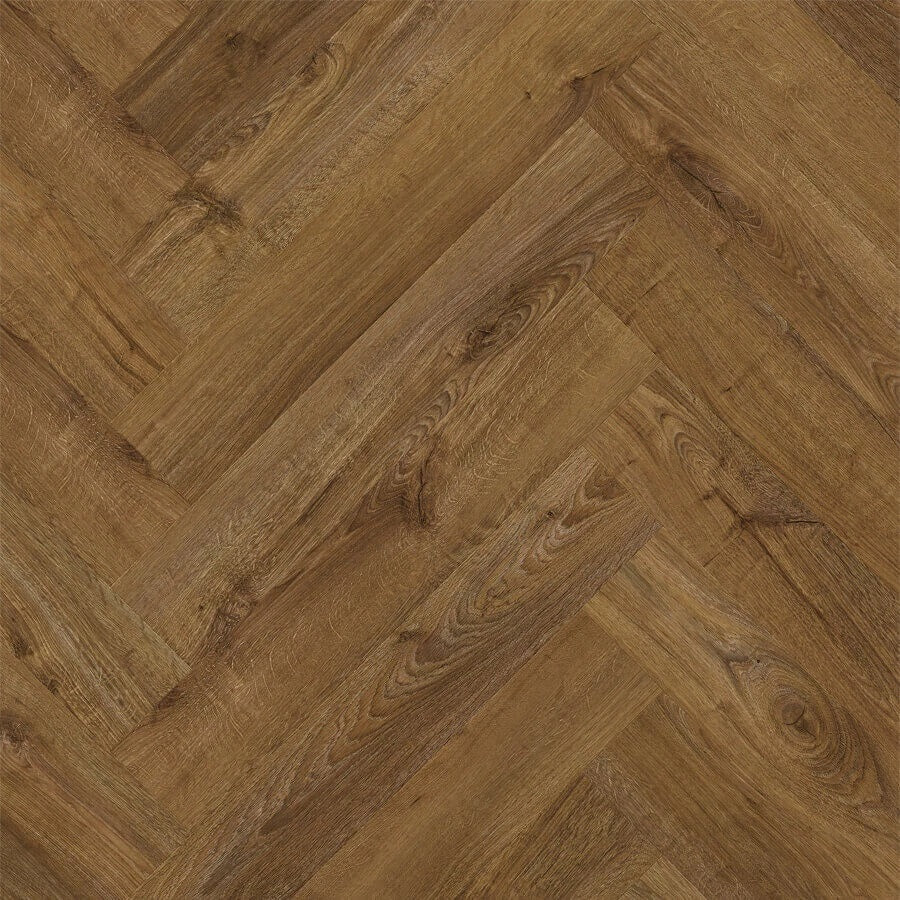 Quick Step Pristine SGHBC20334 Herfst Eik Bruin pvc vloer, elegante visgraat in herfst eik bruin, perfect voor een tijdloos en gezellig interieur