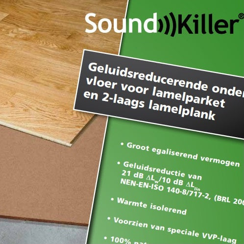 Soundkiller ondervloer: optimale geluidsisolatie en demping voor een stille en comfortabele vloerervaring in elke woonruimte