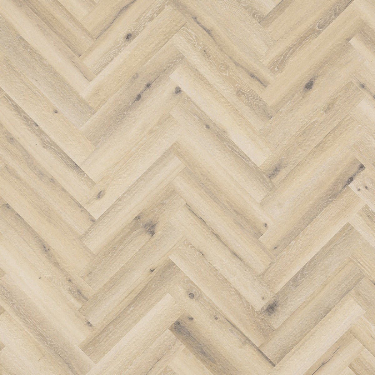 Tarkett iD Inspiration 70 Visgraat Forest Oak Pistaccio Shell pvc vloer, zachte eikentinten in visgraatpatroon voor een verfijnde uitstraling