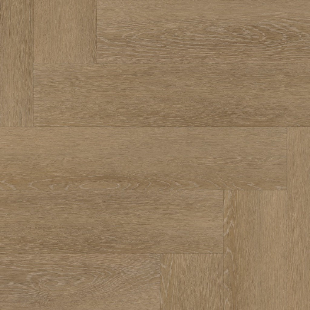 vtwonen Herringbone 62011011 Sun Kissed PVC vloer: warm, zonovergoten tinten in visgraatpatroon voor een sfeervol en elegant interieur